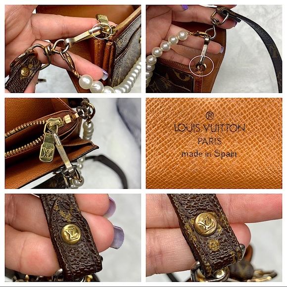 Louis Vuitton Sarah Long Wallet on Chain (WOC) (w/Louis Vuitton strap!)